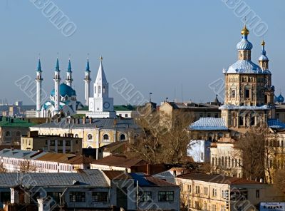 Mosque and Christian cathedral