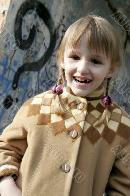 little girl and question