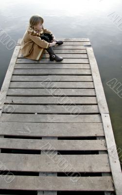 girl on the pier