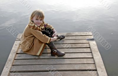 girl on the pier