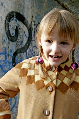 little girl and question
