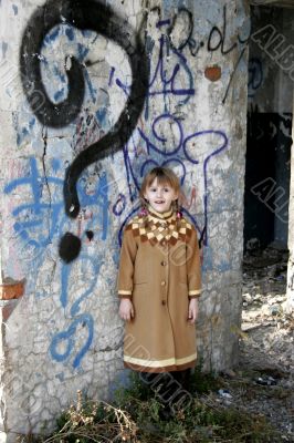 little girl and question