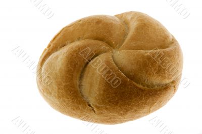 Roll against a white background