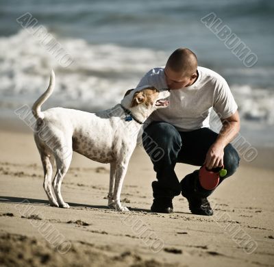 Man and His Faithful Dog