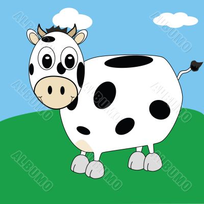 Cartoon cow 2