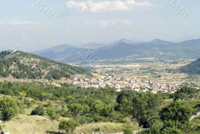 Panoramic view of Barisciano