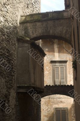 Old buildings in Spoleto