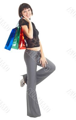 Shopping girl