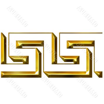 3D Golden Meander