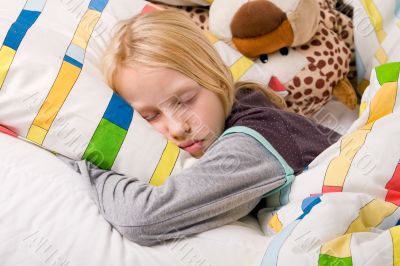 Resting child