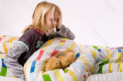 Young child waking up