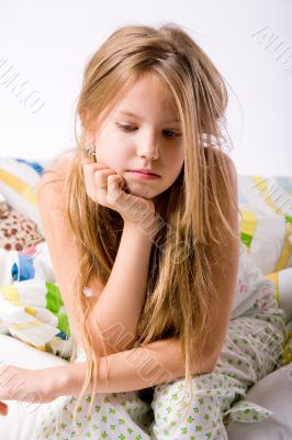 Young depressed child