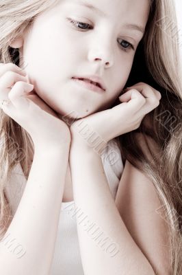 Pensive girl