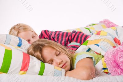 Sleeping sisters