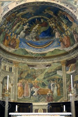 Fresco in the Cathedral of Spoleto