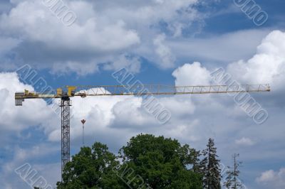 Building tower crane