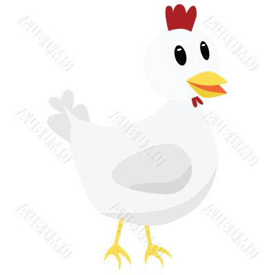 Cartoon chicken