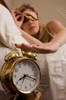Shutting off the alarm clock