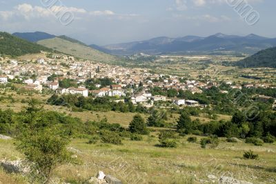 Panoramic view of Barisciano