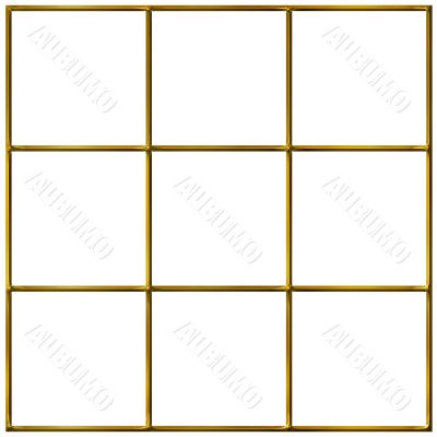 3D Golden Grid