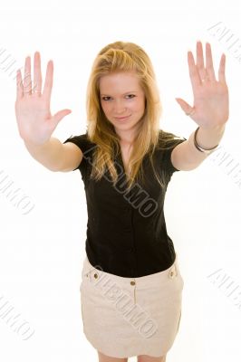 Hand signal stop