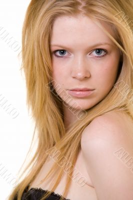 Young blond hair woman