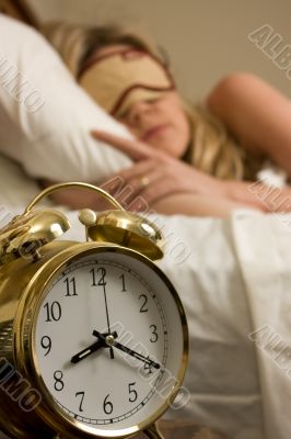 Sleeping in