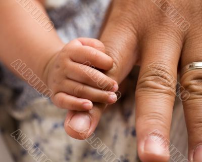 Newborn hand