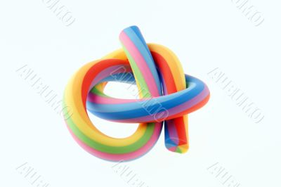 Rainbow rubber eraser