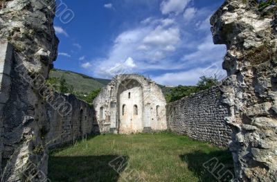 Ruins of a church near Foligno