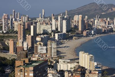 Benidorm. A resort of Spain