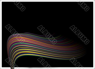 rainbow slide border