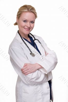 Attractive lady doctor