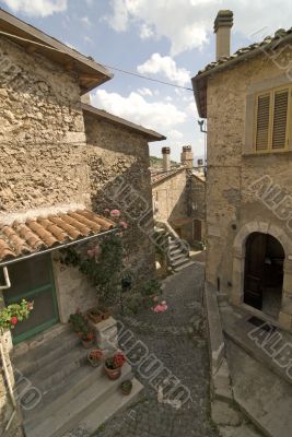 Calascio, old village in Abruzzi