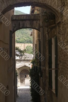Old buildings in Spoleto