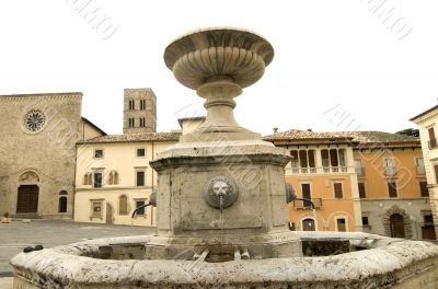 Cittaducale, the main square