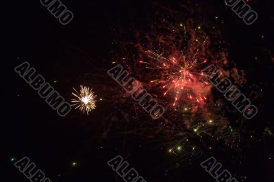 Celebratory fireworks