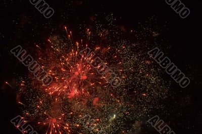 Celebratory fireworks