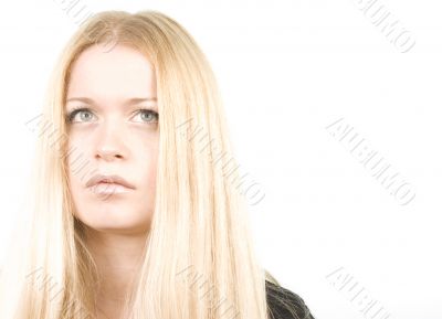 pretty blond woman