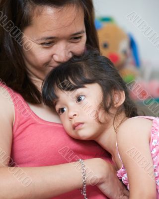 Mom and daughter