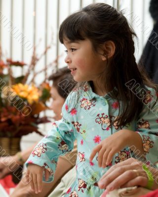Little three year old girl