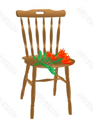 Wooden chair