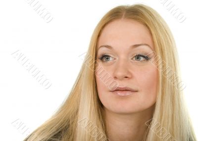 pretty blond woman