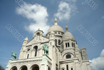 Basilica The Sacre-Coeur in Paris