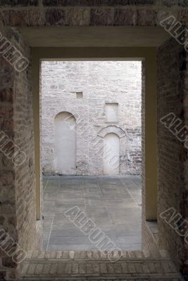Foligno, in the court of an ancient palace