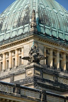 Statues on a building