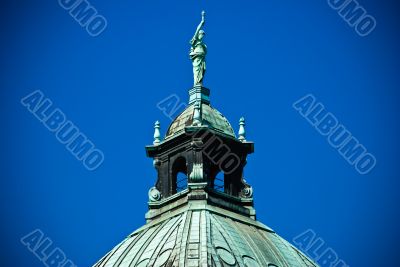 Statues on a building