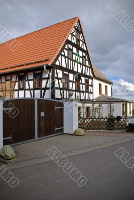 The house at road The German