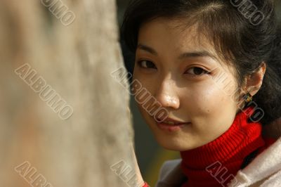 Portrait of a young girl