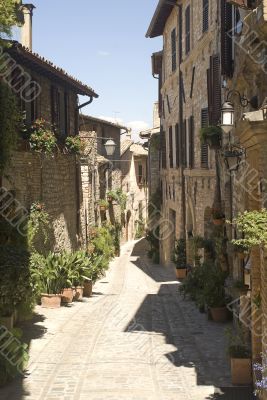 Spello - Typical old street